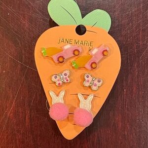 Jane Marie Kids Pink Earrings Set